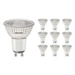 Mehrfachpackung 10x Noxion PerfectColor LED-Spot GU10 PAR16 4W 345lm 36D - 927 Extra Warmweiß | Höchste Farbwiedergabe - Dimmbar - Ersatz für 50W