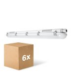 Mehrfachpackung 6x Ledvance LED Feuchtraumleuchte Feuchtigkeitsdicht Value 40W 4800lm - 840 Kaltweiß | 120cm 