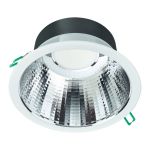 Philips LED Downlight Coreline DN142B Aluminium Weiß 9.8W 1200lm 60D - 840 Kaltweiß | Ausschnitt 155mm - IP20 - UGR<19