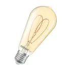 Osram Vintage 1906 LED E27 Edison Fadenlampe Gold 8W 806lm - 922 Extra Warmweiß | Höchste Farbwiedergabe - Dimmbar - Ersatz Für 60W