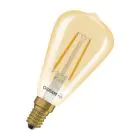 Osram Vintage 1906 LED Classic Edison E14 Messing 2.8W 250lm - 822 Extra Warmweiß | Dimmbar - Ersatz Für 25W