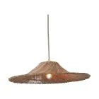Good&Mojo Pendelleuchte Cancun Rattan Natural S | Geeignet für 1x E27 